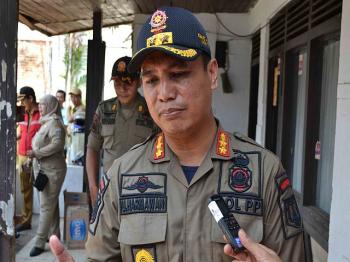 Terima motor Satpol PP Jakarta Selatan